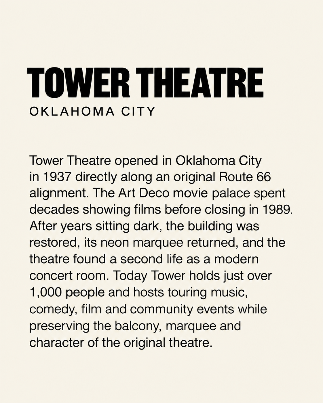 Still Playing: Tower Route 66 Tee