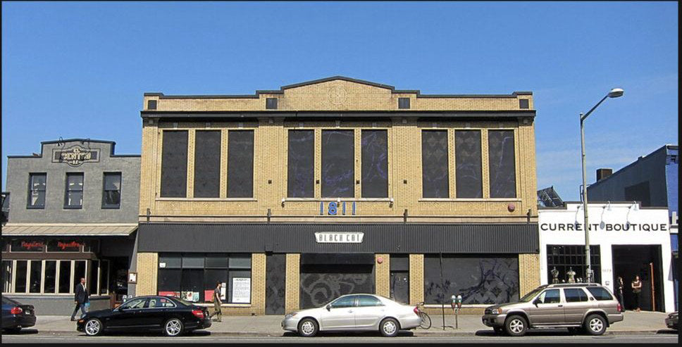 Black Cat entrance and marquee in Washington, D.C.