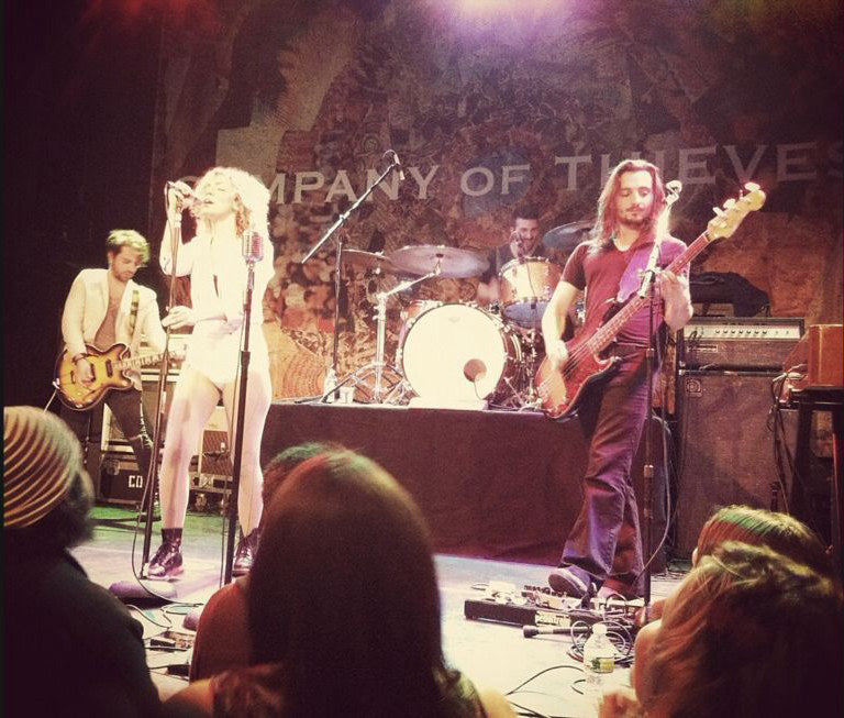 Company of Thieves performing at the Bowery Ballroom in New York City