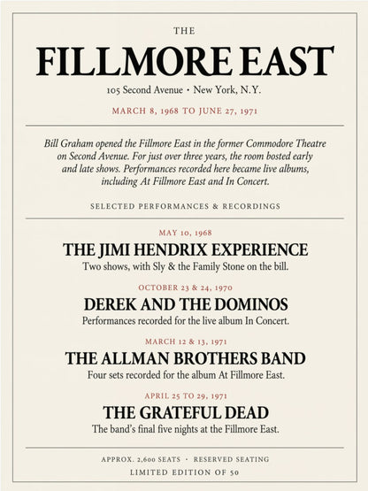 Fillmore East Archive Edition