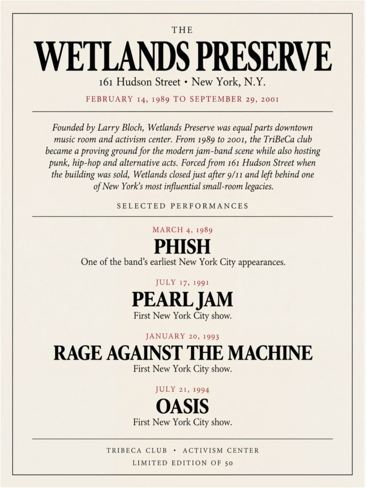 Wetlands Preserve Archive Edition