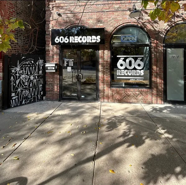 606 Records storefront at 1808 S Allport St in Chicago.