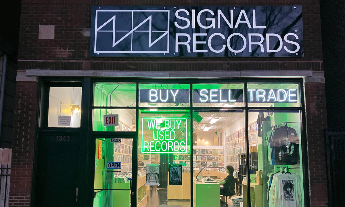 Signal Records Wicker Park storefront at 1343 N Ashland Ave in Chicago.
