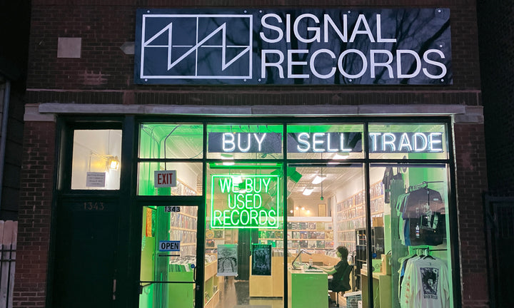 Signal Records Wicker Park storefront at 1343 N Ashland Ave in Chicago.