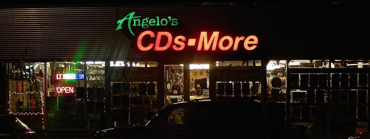 Angelo's CDs & Vinyl Broadway storefront at 1959 S Broadway in Denver.