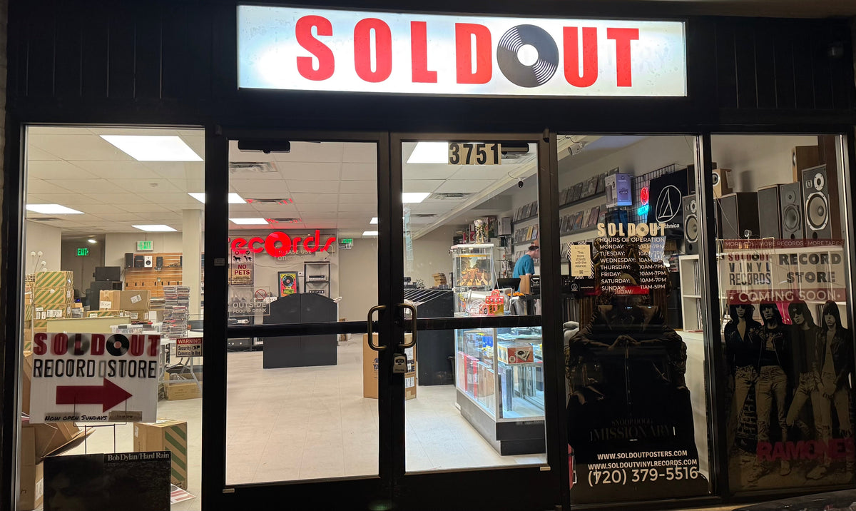 Sold Out Vinyl Records storefront at 3751 S Broadway in Englewood.