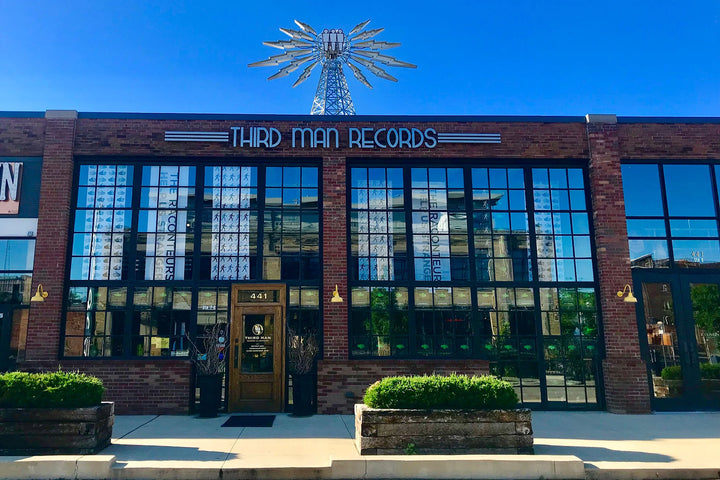 Third Man Records storefront on West Canfield Street in Detroit.
