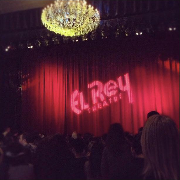 Art Deco exterior and marquee of the El Rey Theatre in Los Angeles