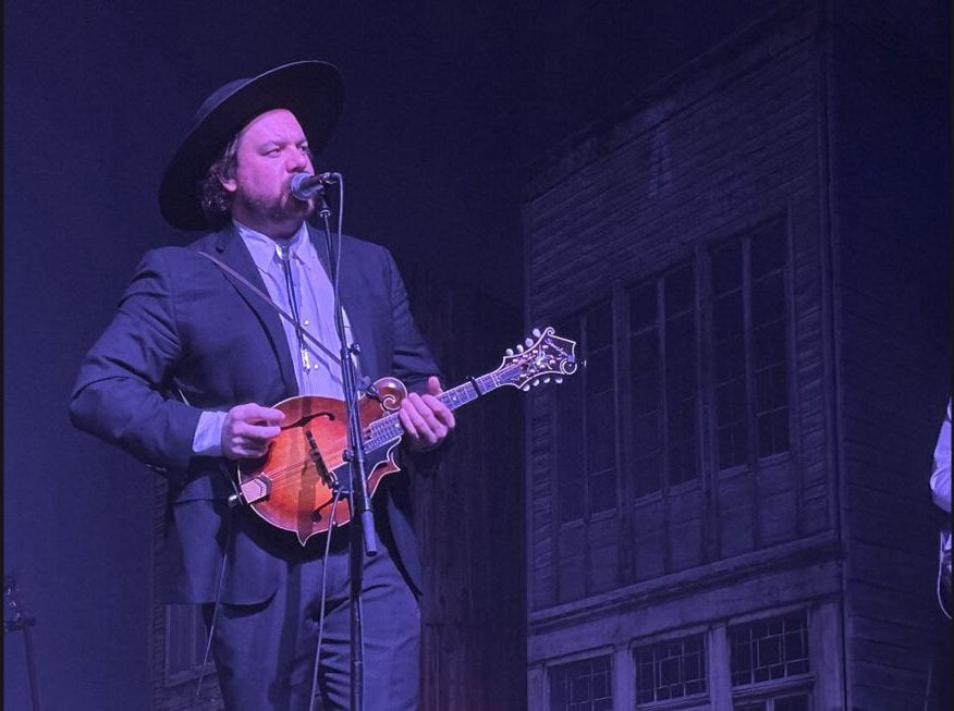 Nate Hilts performing with The Dead South at Franklin Music Hall in Philadelphia in 2024