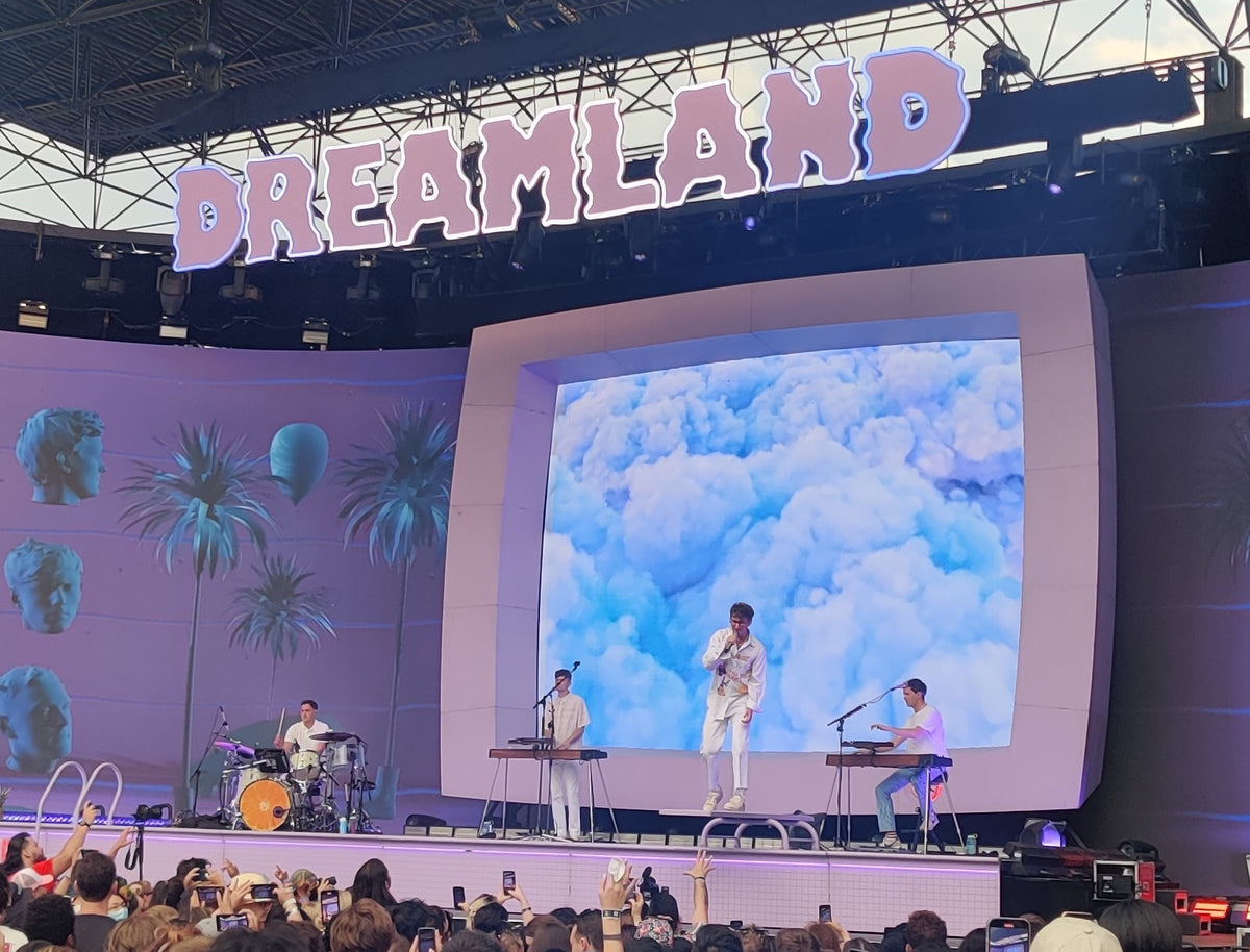 Glass Animals performing at Brooklyn Mirage