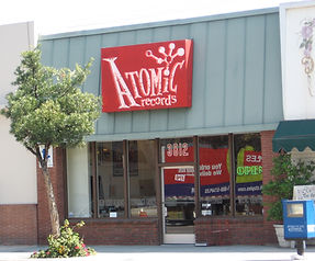 Atomic Records storefront at 3812 W Magnolia Blvd in Burbank.
