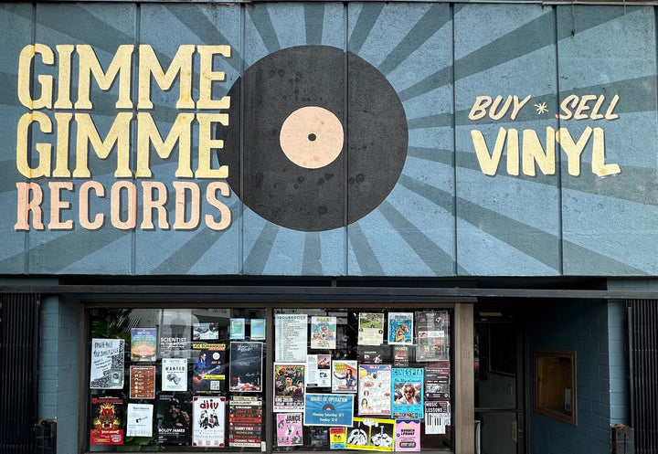 Gimme Gimme Records storefront at 5810 N Figueroa St in Los Angeles.