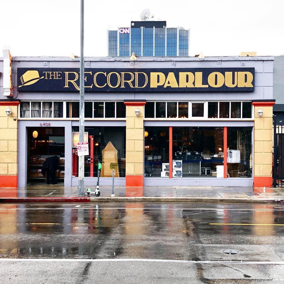 The Record Parlour storefront at 6408 Selma Ave in Los Angeles.