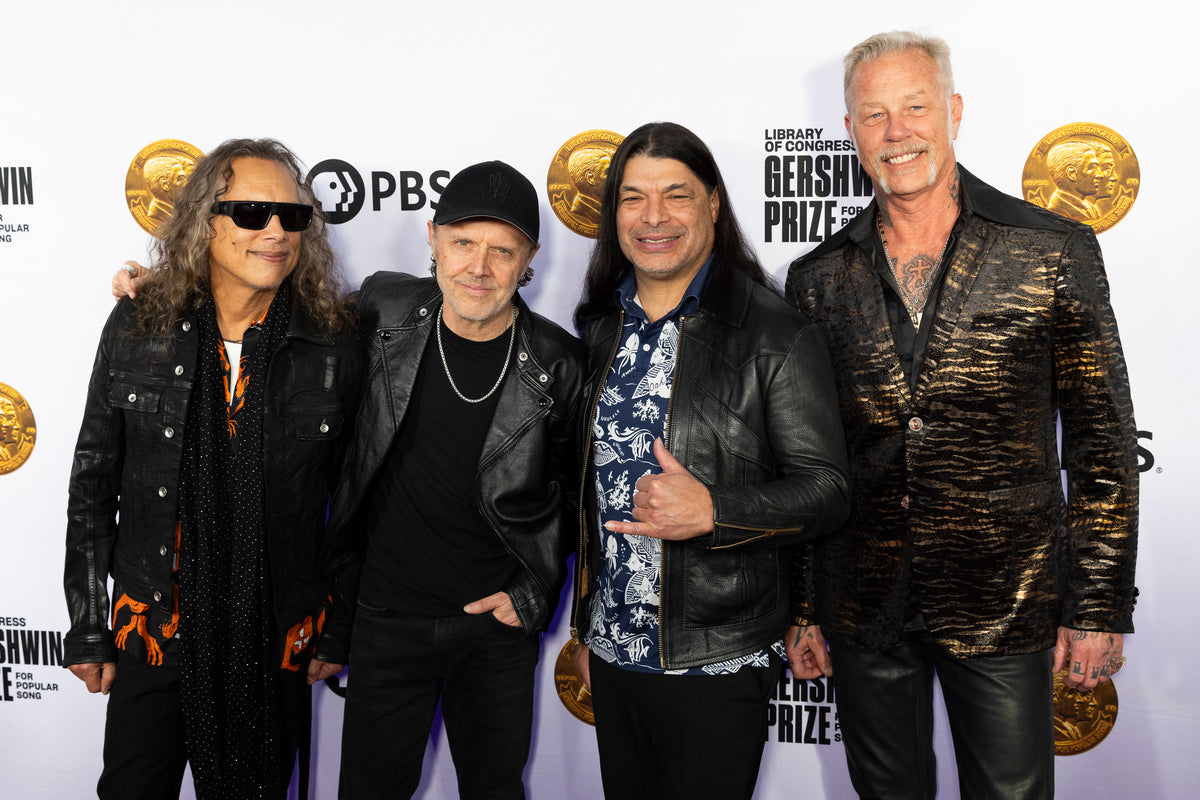 Metallica at the Library of Congress Gershwin Prize ceremony in 2024