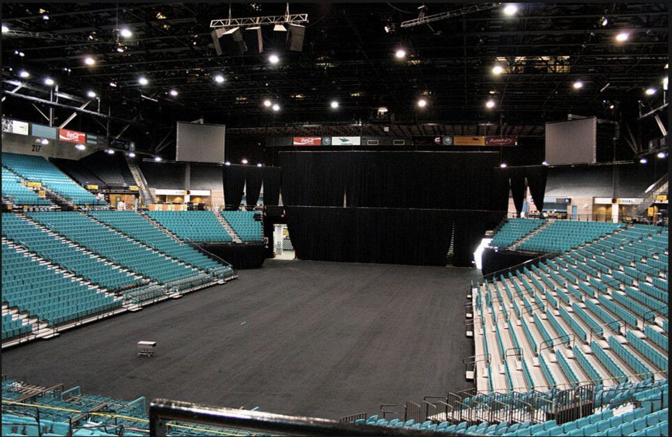 Interior of MGM Grand Garden Arena in Las Vegas