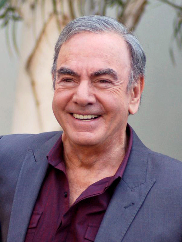 Neil Diamond at his Hollywood Walk of Fame ceremony