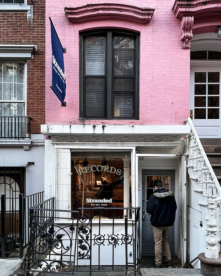 Stranded Records New York storefront at 218 E 5th St in New York City.