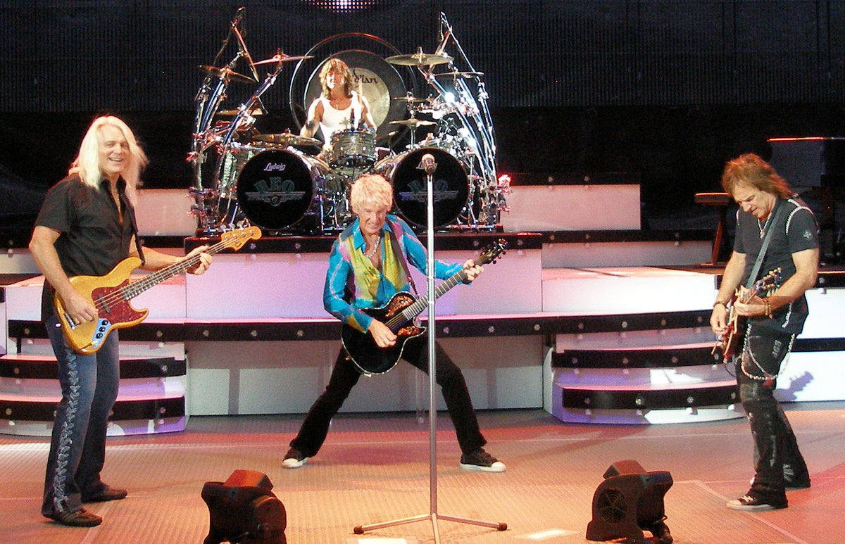 REO Speedwagon performing at Red Rocks in 2010