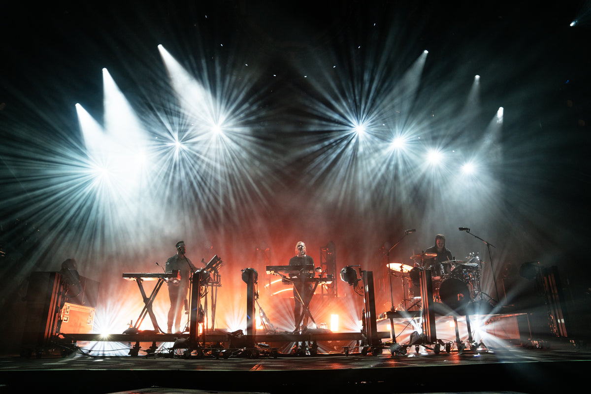 RÜFÜS DU SOL performing at Electric Forest in 2018