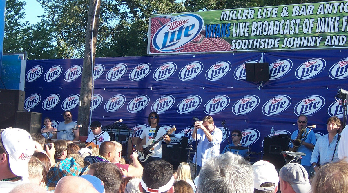 Southside Johnny and the Asbury Jukes performing at Lake Como