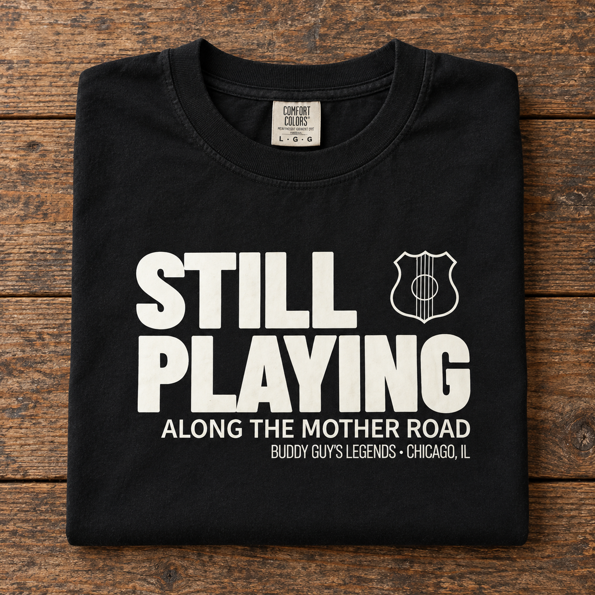 Still Playing: Buddy Guy’s Legends Route 66 Tee
