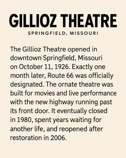 Still Playing: Gillioz Route 66 Tee