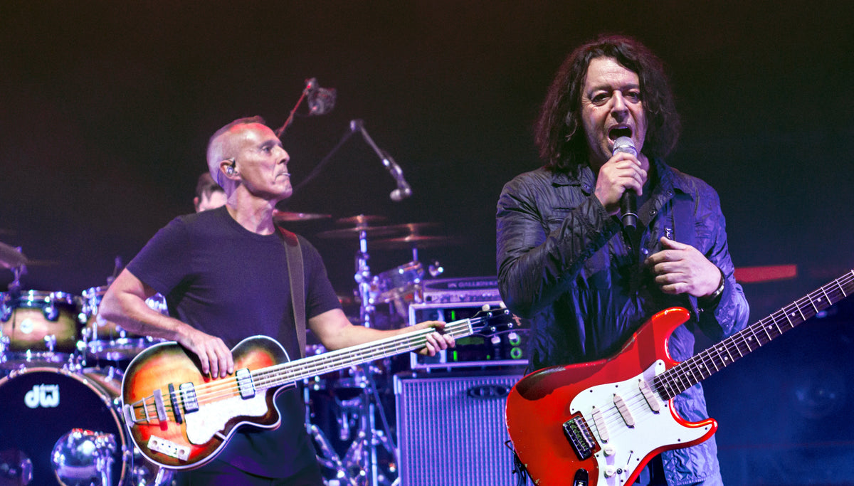 Roland Orzabal and Curt Smith of Tears for Fears performing together