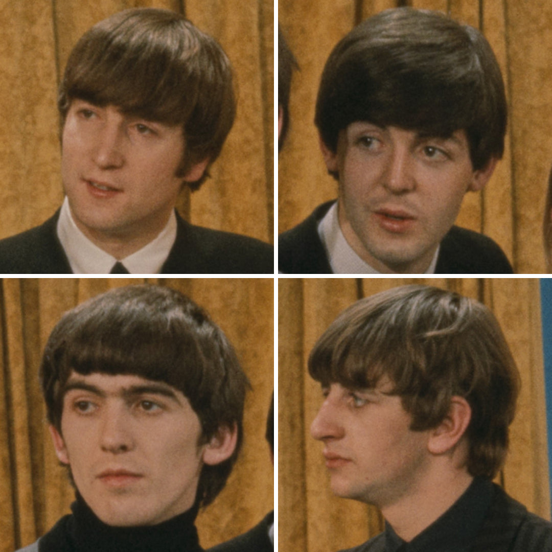 The Beatles in a 1964 photograph by Bernard Gotfryd
