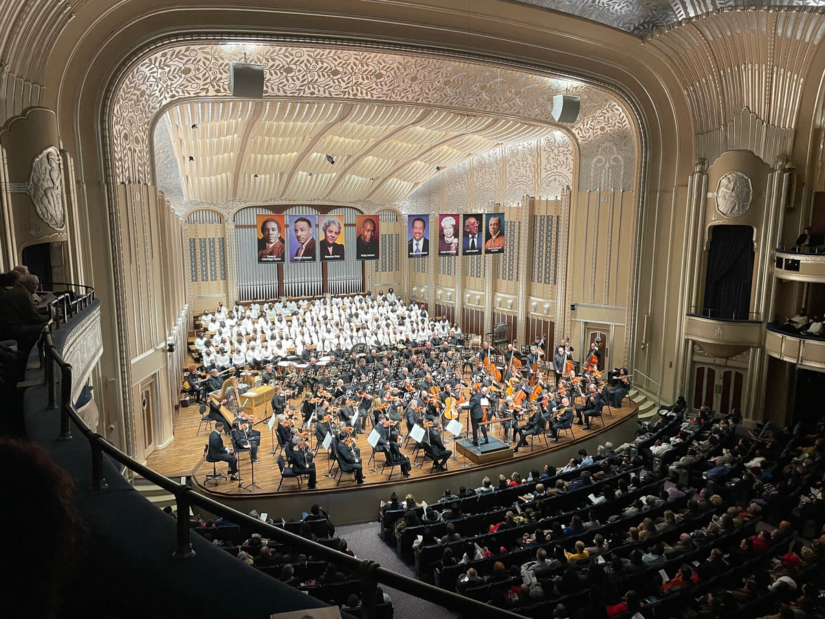 The Cleveland Orchestra performing at Severance Hall in 2023