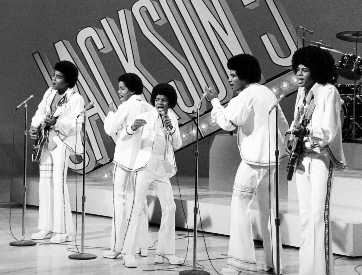 The Jackson 5 performing in a 1972 television publicity photograph