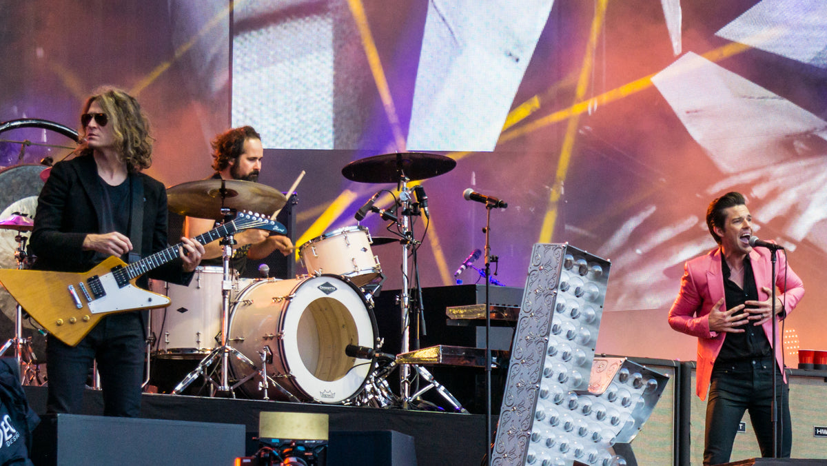 The Killers performing in Hyde Park