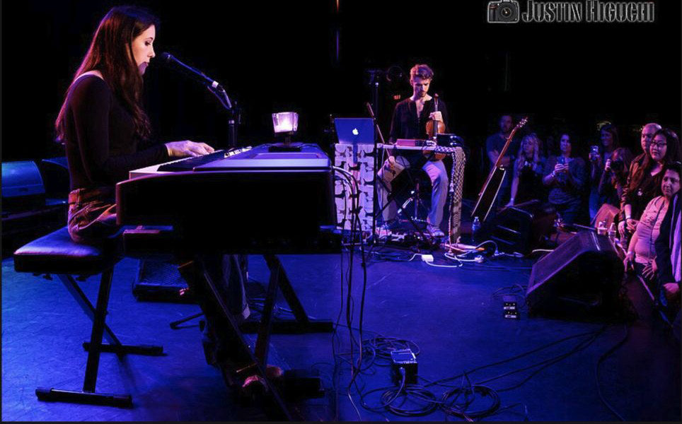 Vanessa Carlton performing at The Roxy Theatre in West Hollywood