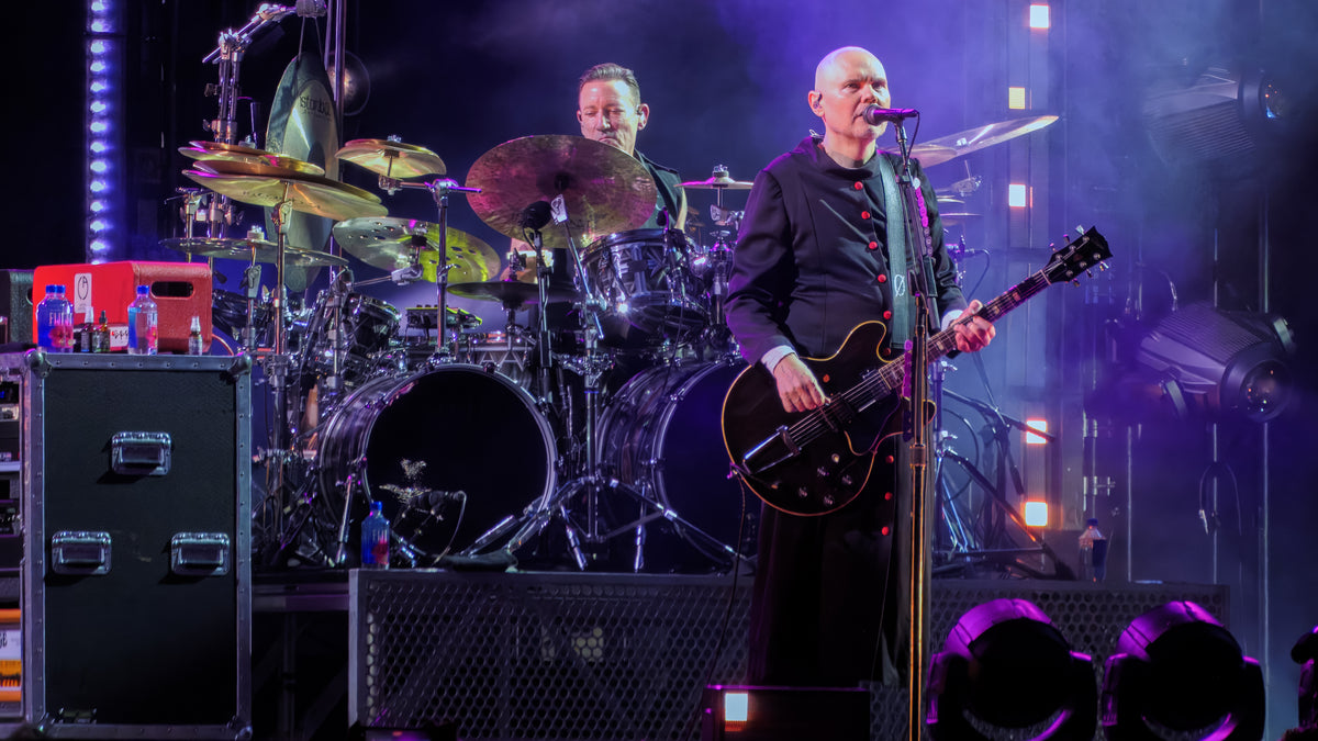 The Smashing Pumpkins performing in 2024