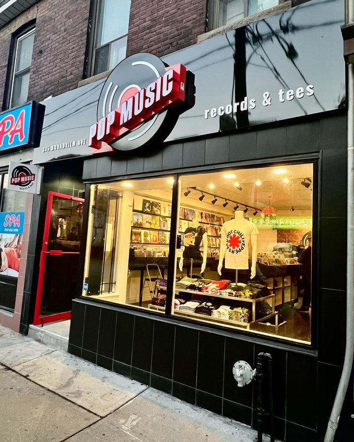 Pop Music storefront at 345 Broadview Ave in Toronto.