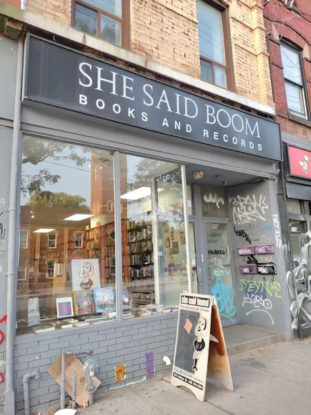 She Said Boom! College storefront at 378 College St in Toronto.
