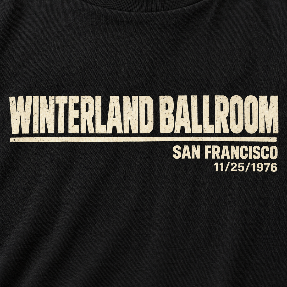 Winterland Thanksgiving 1976 Tee