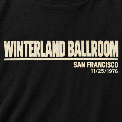 Winterland Thanksgiving 1976 Tee